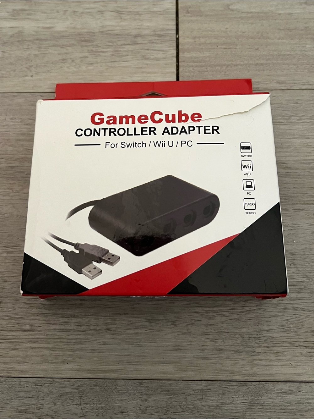 Nintendo GameCube Controller Adapter for Switch/Wii U & PC New open Box